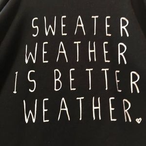 Off the shoulder sweater